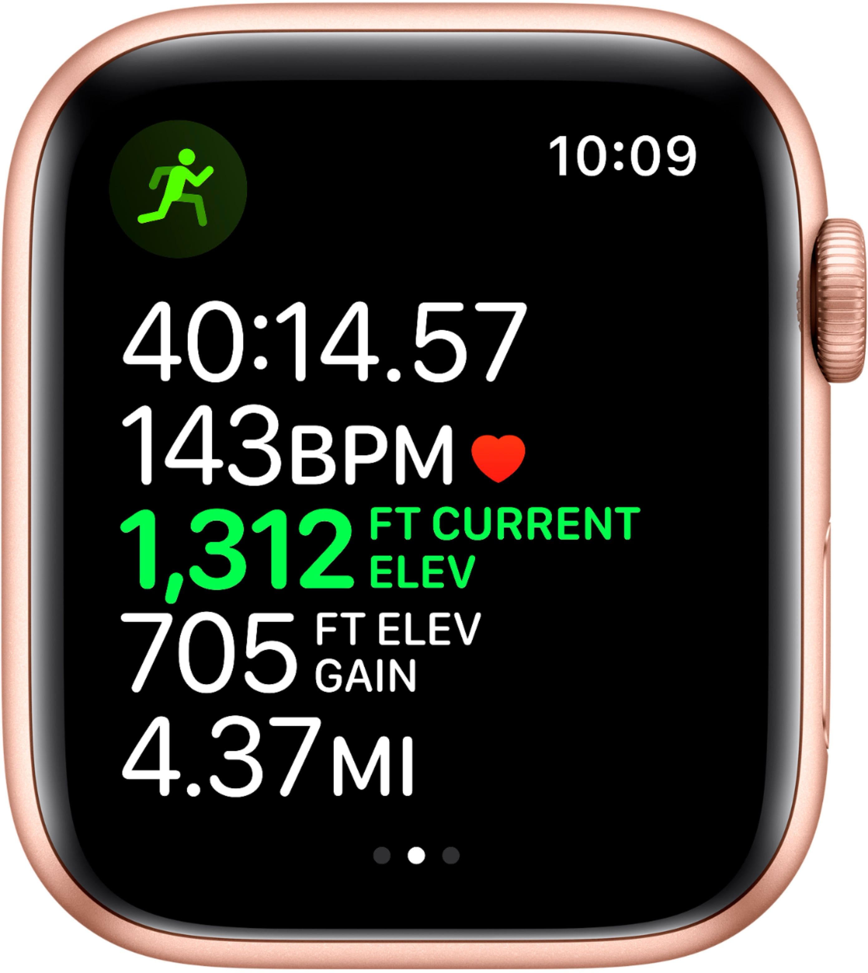 Best Buy: Apple Watch Series 5 (GPS + Cellular) 44mm Gold Aluminum 