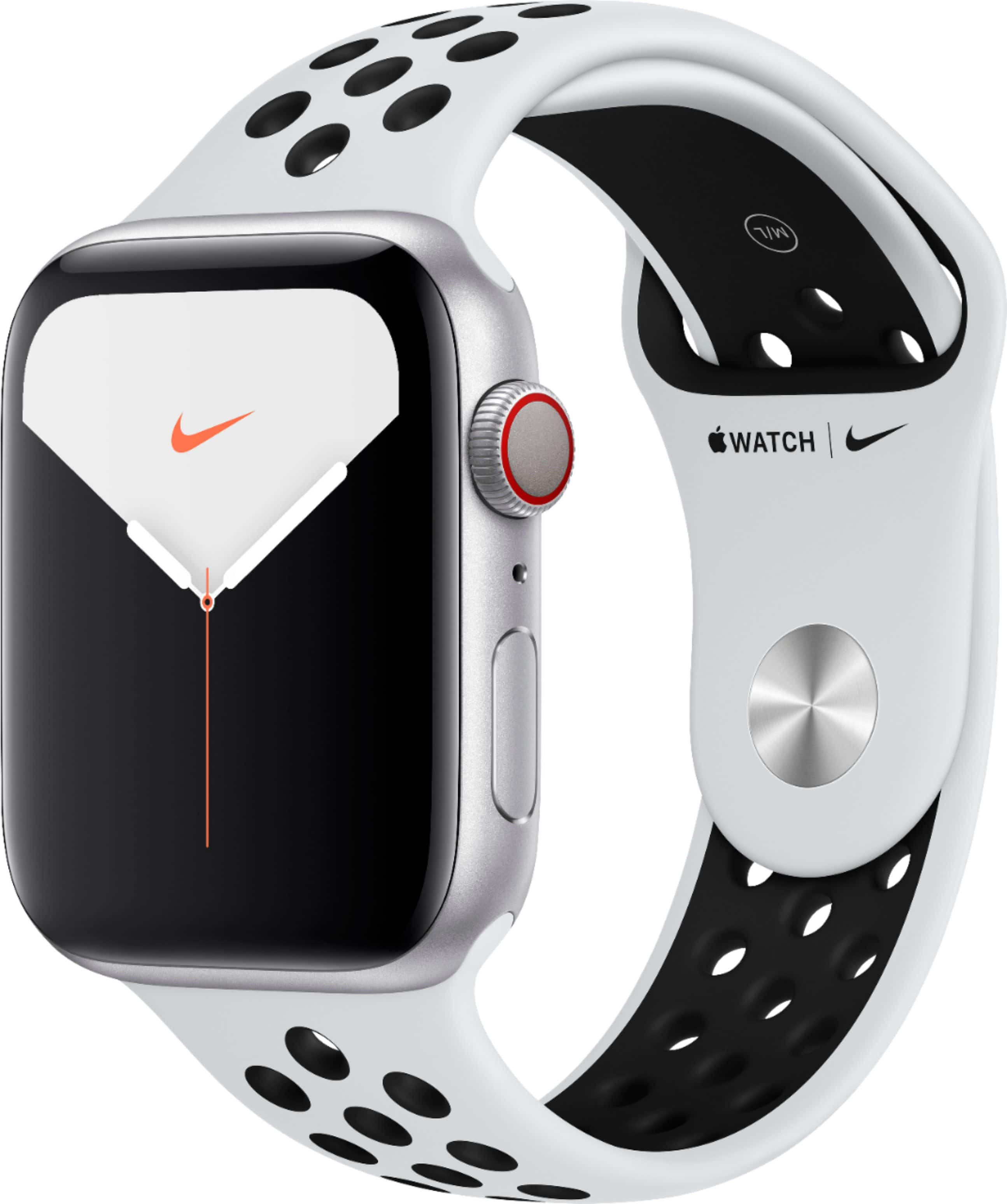 Apple Watch Nike Series 5 (GPS + Cellular) 44mm ... - Best Buy