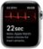 Alt View Zoom 14. Apple Watch Series 5 (GPS + Cellular) 44mm Stainless Steel Case with White Sport Band - Stainless steel.