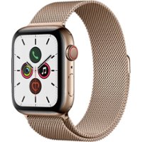 Apple Watch 5 GPS + Cell 44mm Stainless Steel (Gold Milanese Loop)