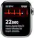 Alt View 14. Apple - Apple Watch Series 5 (GPS + Cellular) 40mm Stainless Steel Case with White Sport Band - Stainless Steel.