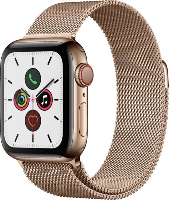 Apple Watch Series 5 (GPS + Cellular) 40mm Stainless Steel Case