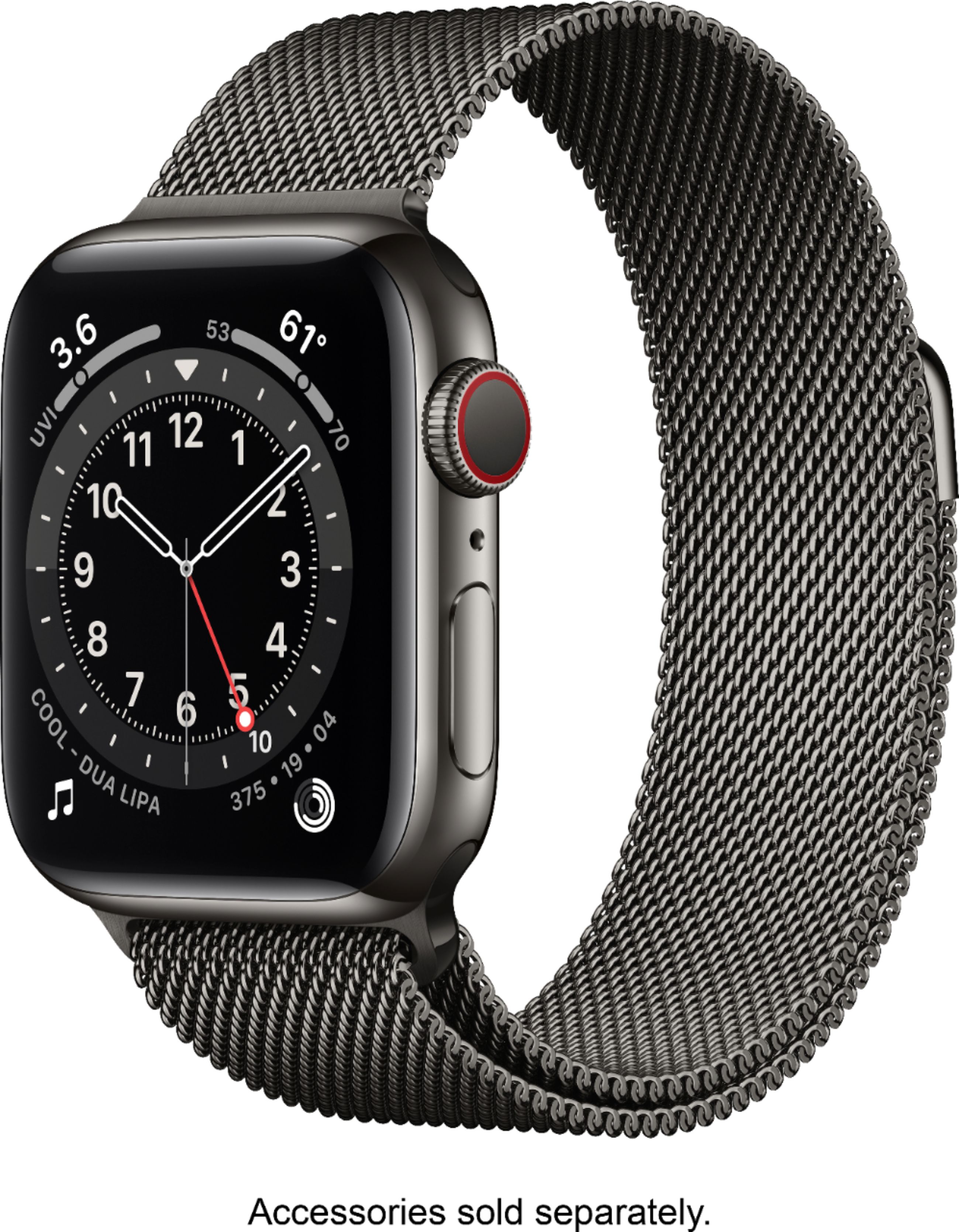 Apple Watch Series 6 (GPS + Cellular) 40mm Graphite - Best Buy