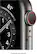 Alt View 11. Apple - Apple Watch Series 6 (GPS + Cellular) 40mm Graphite Stainless Steel Case with Graphite Milanese Loop - Silver.