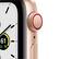 Alt View 11. Apple - Apple Watch SE (GPS + Cellular) 40mm Gold Aluminum Case with Pink Sand Sport Band - Gold.