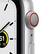 Alt View 11. Apple - Apple Watch SE (1st Generation, GPS + Cellular) 44mm Aluminum Case with Deep Navy Sport Loop - Silver.