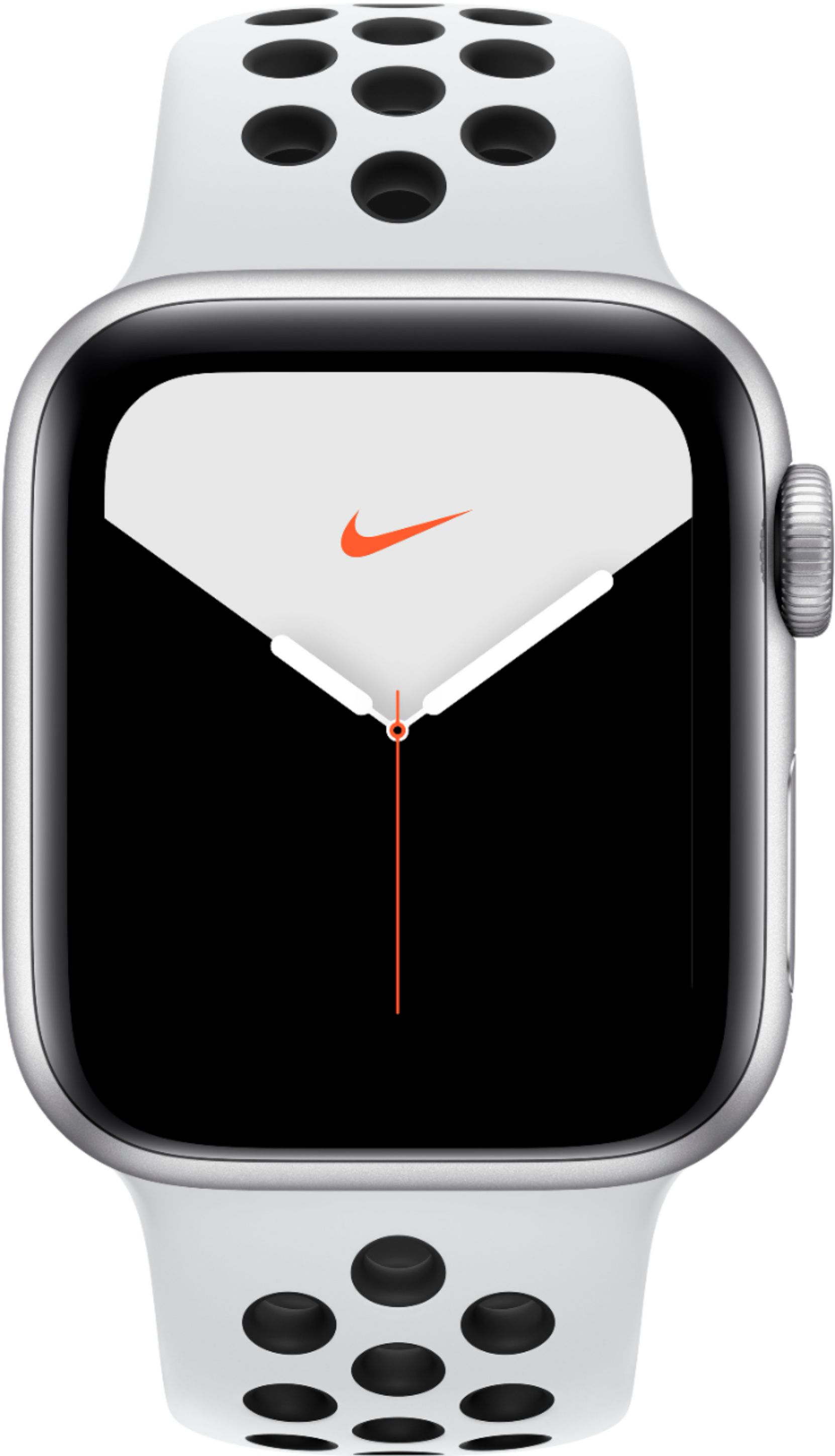 Best Buy: Apple Watch Nike Series 5 (GPS + Cellular) 40mm Silver Aluminum  Case with Pure Platinum/Black Nike Sport Band Silver Aluminum (AT&T) 