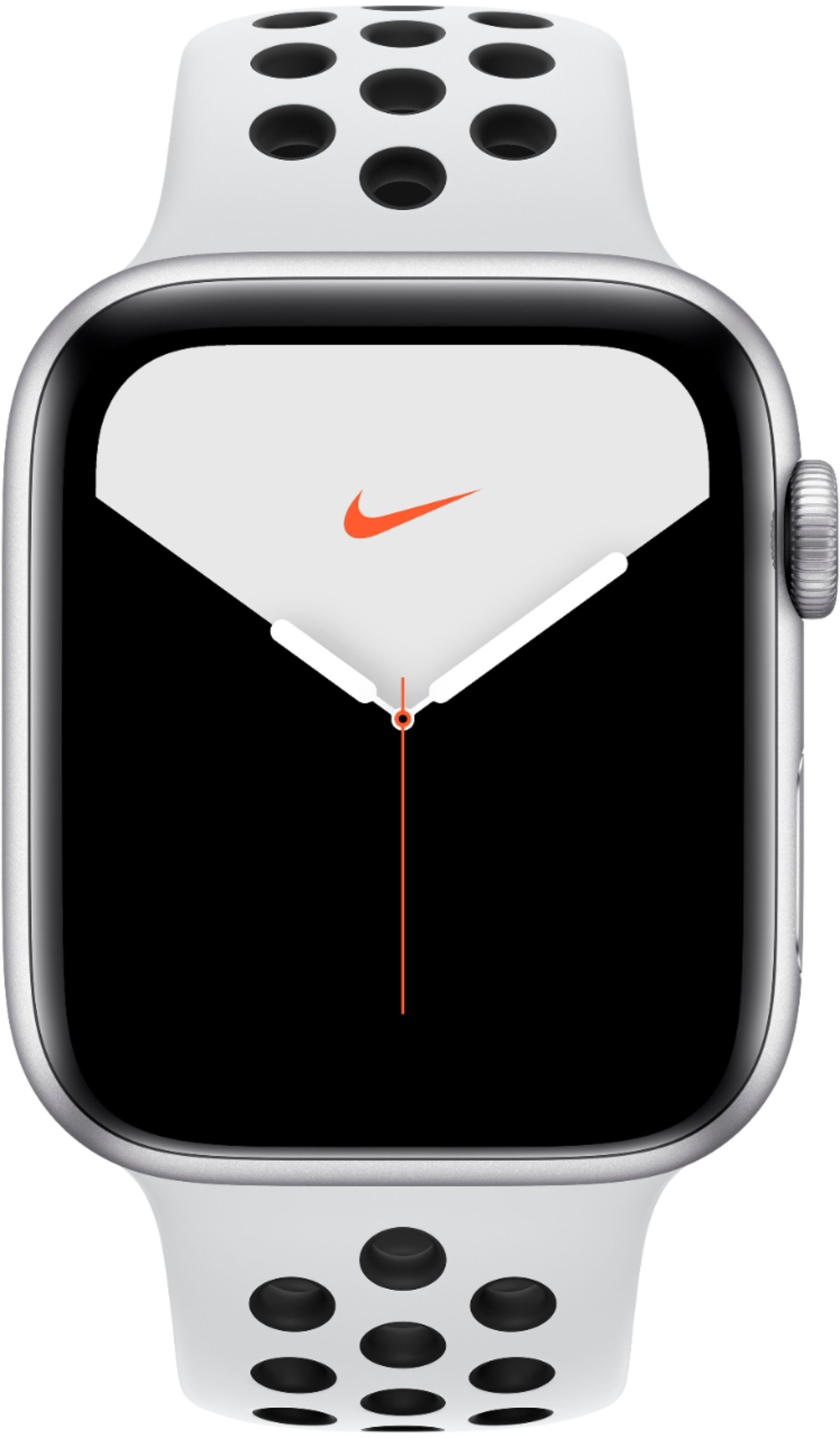 Best Buy Apple Watch Nike Series 5 Gps Cellular 44mm Silver Aluminum Case With Pure