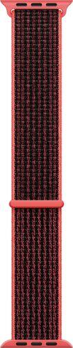 Nike Sport Loop for Apple Watch 38mm - Bright Crimson/Black-Angle_Standard 