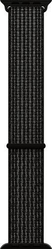 Nike Sport Loop for Apple Watch 38mm - Black/Pure Platinum-Angle_Standard 
