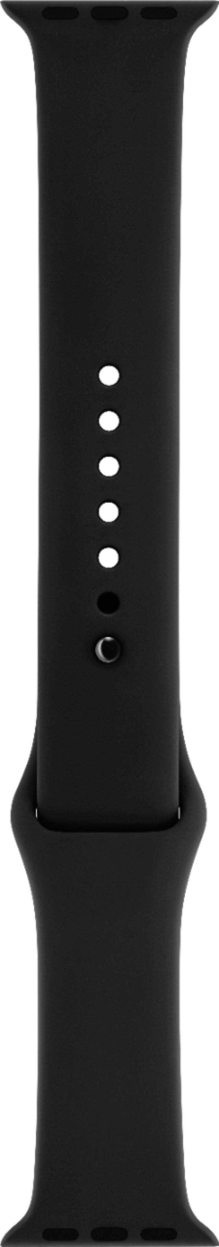 Angle. Apple - Sport Band for Apple Watch™42mm - M/L & L/XL - Black.