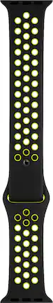 Angle. Apple - Nike Sport Band for Apple Watch™ 40mm - Black/Volt.