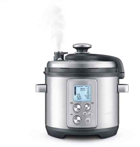 Photo 1 of Breville - the Fast Slow Pro 6qt Digital Multi Cooker - Brushed Stainless Steel