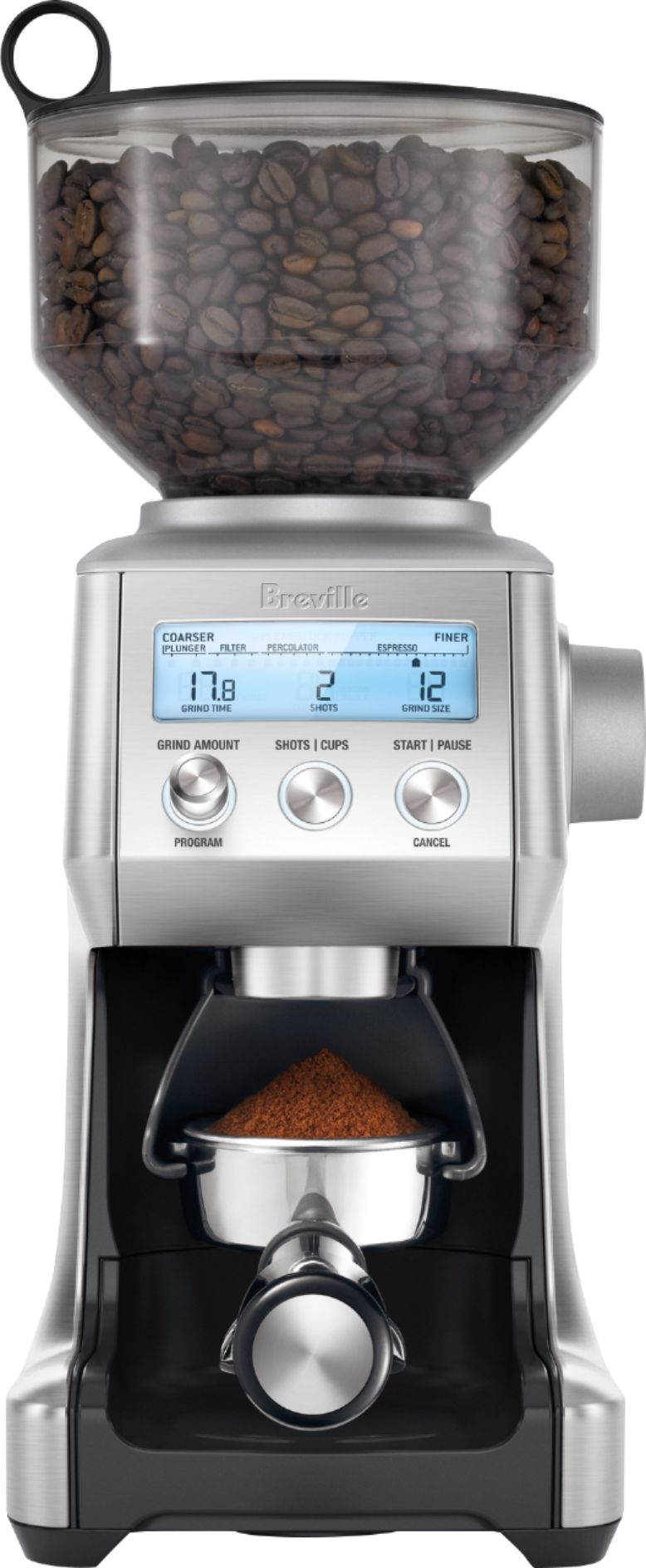 Breville - the Smart Grinder Pro 12-Cup Coffee Grinder - Stainless Steel