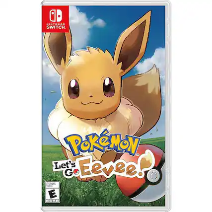 Front. Nintendo - Pokémon: Let's Go, Eevee!. - E (Everyone)