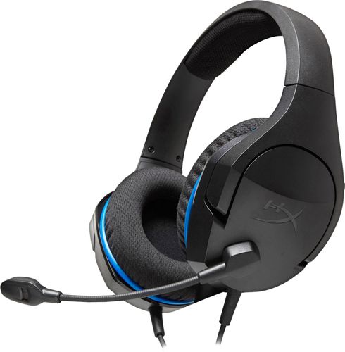 HyperX - Cloud Stinger Core Wired Stereo Gaming Headset for PS4 and PS5 - Black/Blue