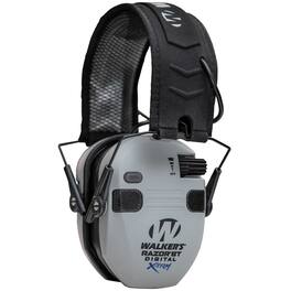 Walker’s - Walker's - Razor Bluetooth Digital X-TRM Muff with Cooling Pads & Moisture Wicking Headband - Grey - Gray