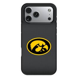 Keyscaper - NCAA - Iowa Hawkeyes Bump Case with 8.2ft Drop Protection - 15 - Black