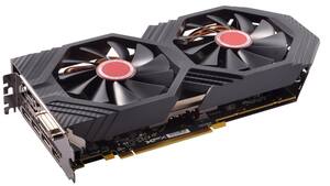 XFX - AMD Radeon RX 580 GTS Black Core Edition 8GB GDDR5 PCI Express 3.0 Graphics Card - Front_Zoom