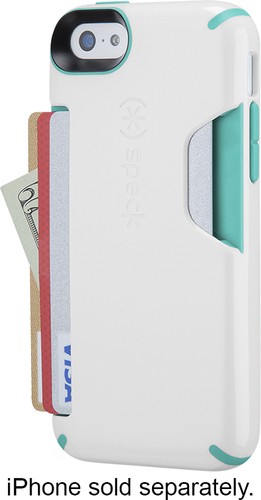  Speck - Shellcard Case for Apple® iPhone® 5c - White/Blue