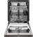 Alt View 14. LG - 24" Front-Control Built-In Smart Wifi-Enabled Dishwasher with Stainless Steel Tub, Quadwash, and 3rd Rack - Black Stainless Steel.
