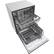 Alt View 17. LG - 24" Front-Control Built-In Smart Wifi-Enabled Dishwasher with Stainless Steel Tub, Quadwash, and 3rd Rack - Black Stainless Steel.