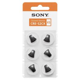 Sony - CRE S2CX 3 Pair XSmall Closed Sleeve for CRE C20 OTC Hearing Aid - Black