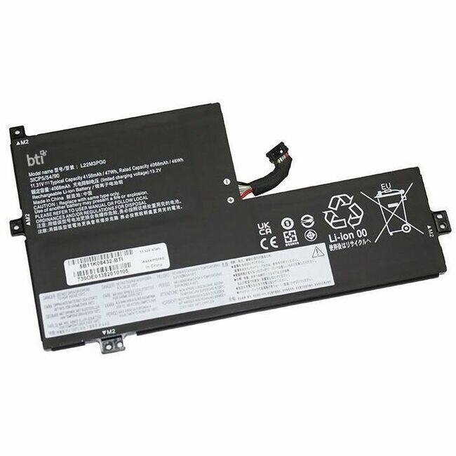 BTI Battery Tech - BTI 5B11K08432-BTI 11.52V 47WHR LI-ION BATTERY 5B11K08432, L22M3PG0, SB11K08429, 5B11K08430, L22D3PG0, SB11K08436