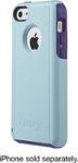 Front Standard. OtterBox - Commuter Series Case for Apple® iPhone® 5c - Aqua Blue/Violet Purple.