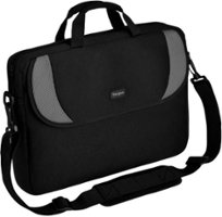 Targus - Slipcase Sleeve for 16" Laptop - Black/Gray - Front_Zoom