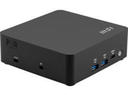 MSI - Cubi NUC AI 1UMG-023BUS Barebone NUC Desktop Computer - Intel Core Ultra 7 155H - Mini PC - Black - Intel Chip