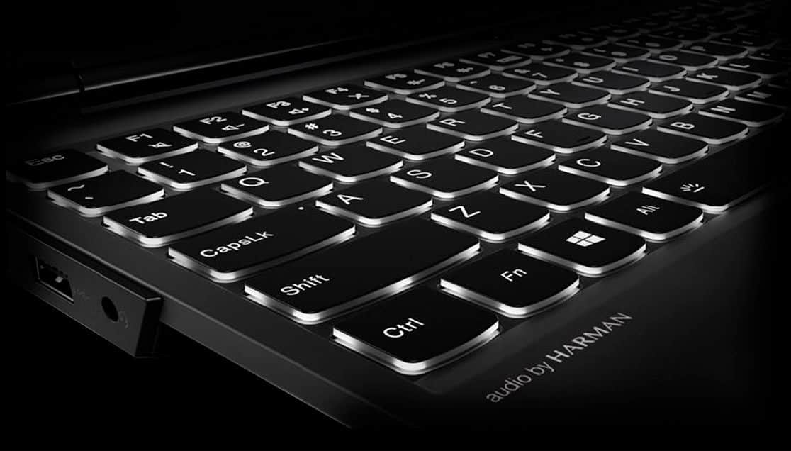 Alt View 14. Lenovo - Legion Y530 15.6" Gaming Laptop - Intel Core i7 - 8GB Memory - NVIDIA GeForce GTX 1050 Ti - 1TB Hard Drive - Black.