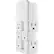 Alt View 11. GE - Pro 6-Outlet Swivel Wall Tap Surge Protector - White.