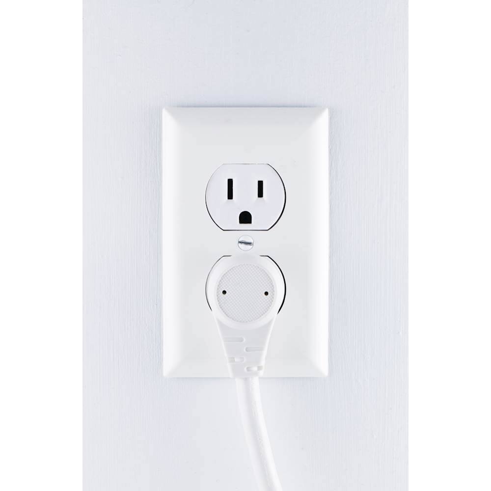 Alt View 13. GE - 6-Outlet Surge Protector - White.