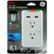 Alt View 13. GE - Pro 2-Outlet/2-USB Wall Tap Surge Protector - White.