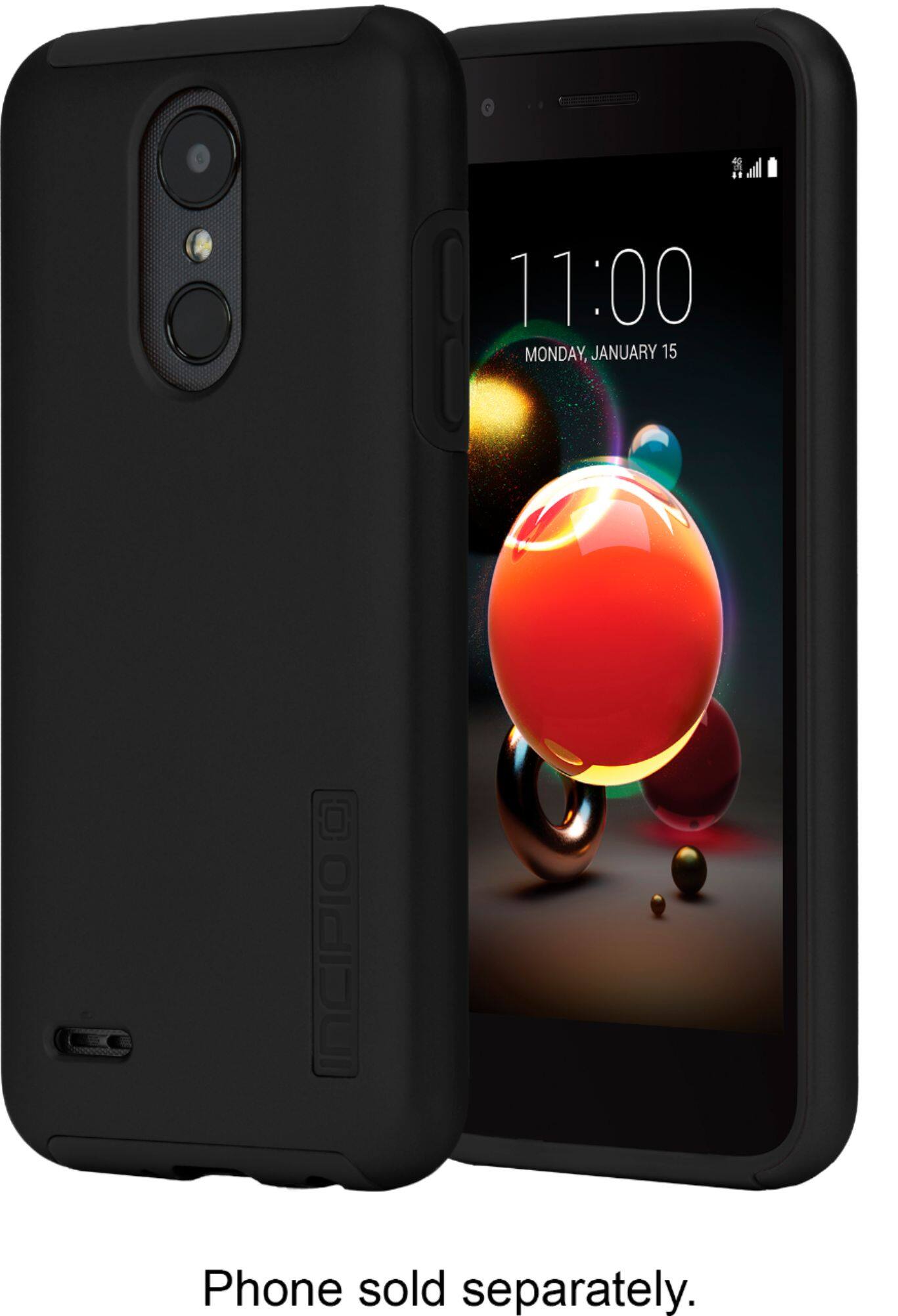 Alt View 12. Incipio - DualPro Case for LG Tribute Dynasty (SP200) - Black.