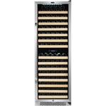 Whynter - 164-Bottle Dual Zone Wine Cooler - Stainless steel - Front_Standard