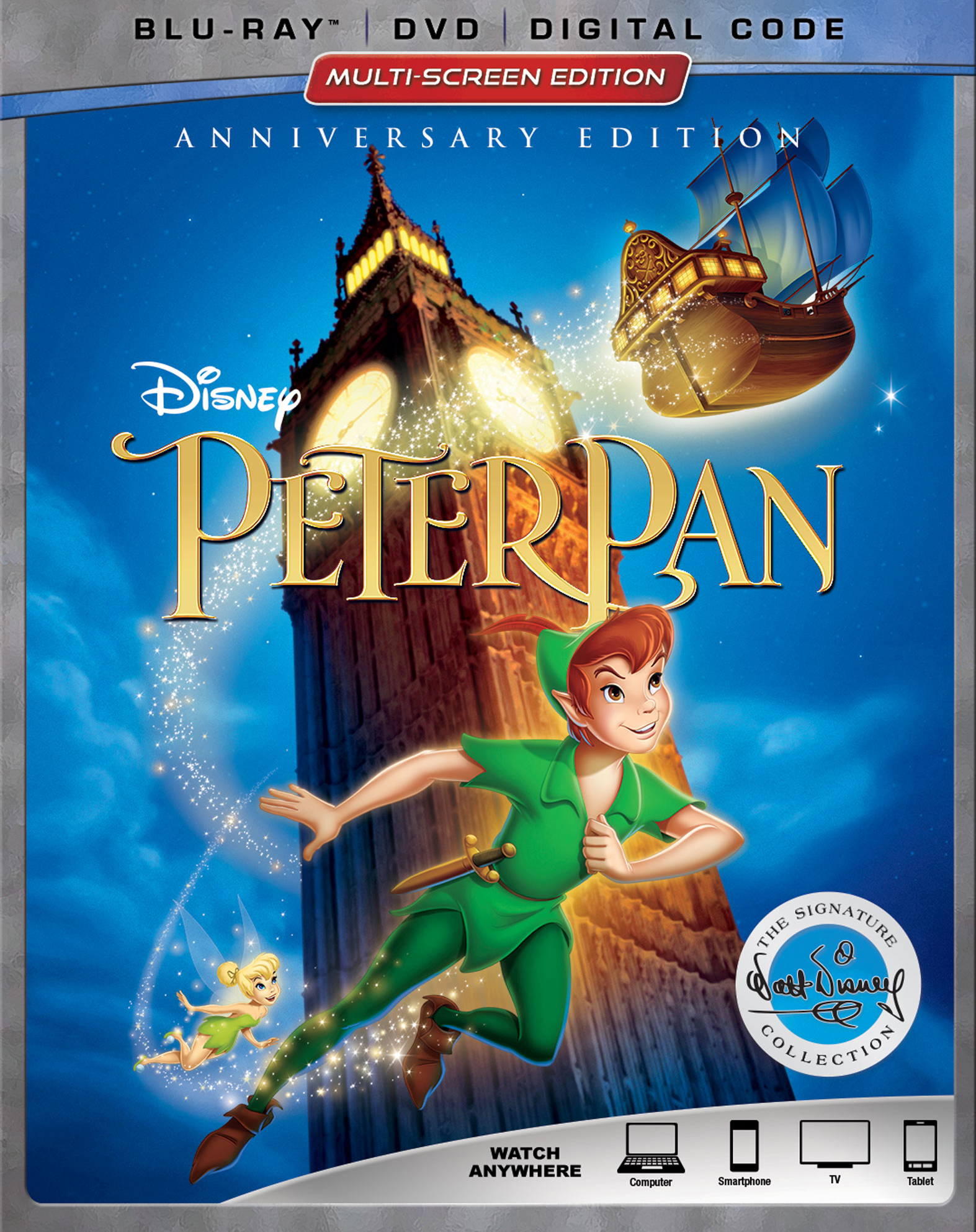 Peter Pan [Signature Collection] [Blu-ray/DVD] [1953] - Best Buy