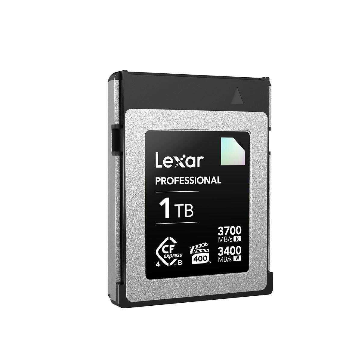 Lexar PROFESSIONAL 1 TB  
3700 MB/s R  
3400 MB/s W  
CF express 4.0