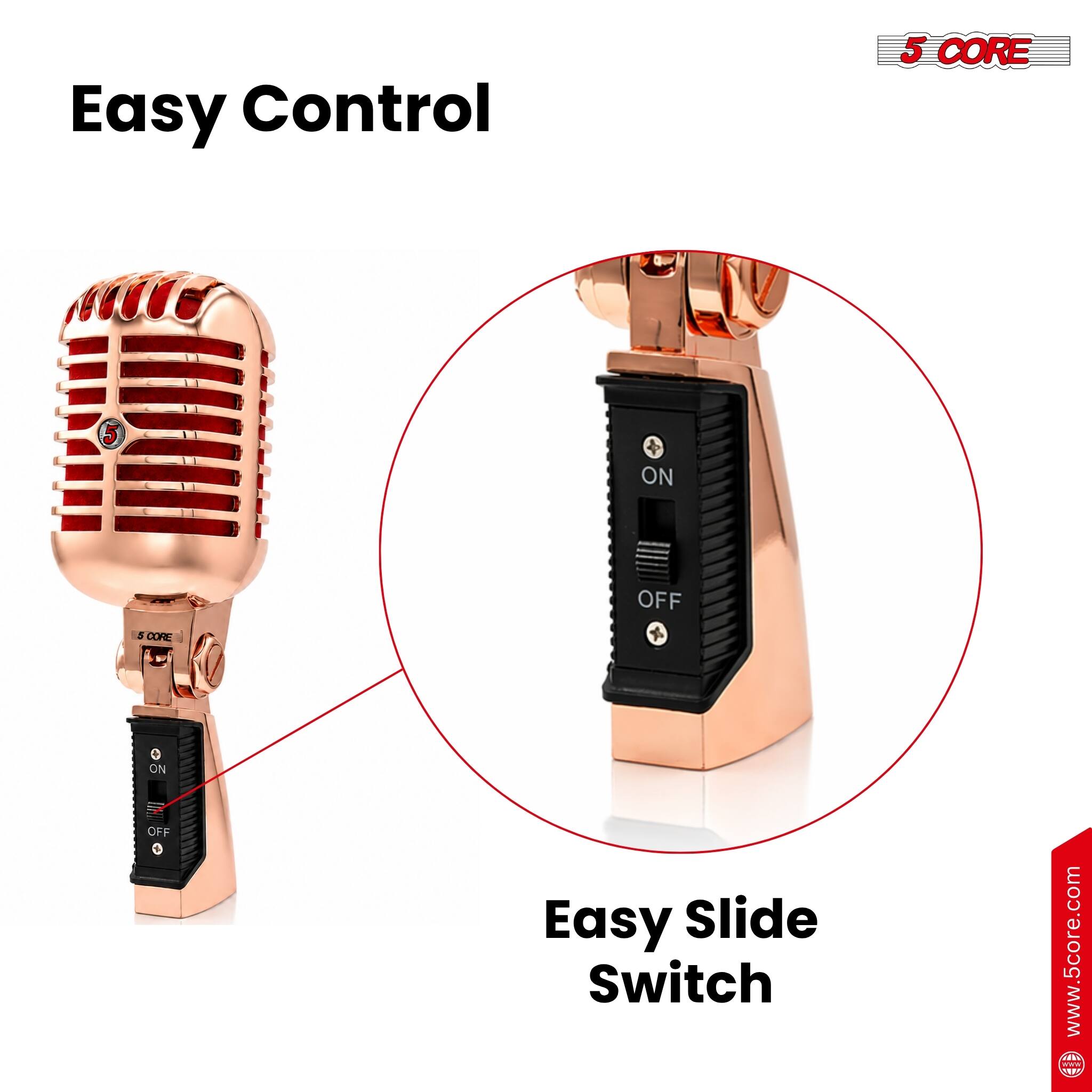 Easy Control

5 CORE ON  CORE OFF

Easy Slide Switch

www.5core.com