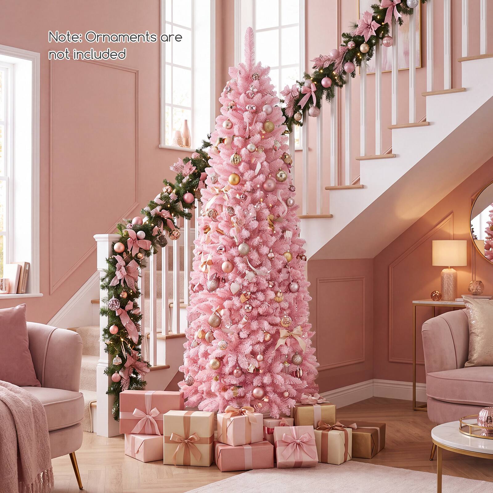 Note: Ornaments are not included