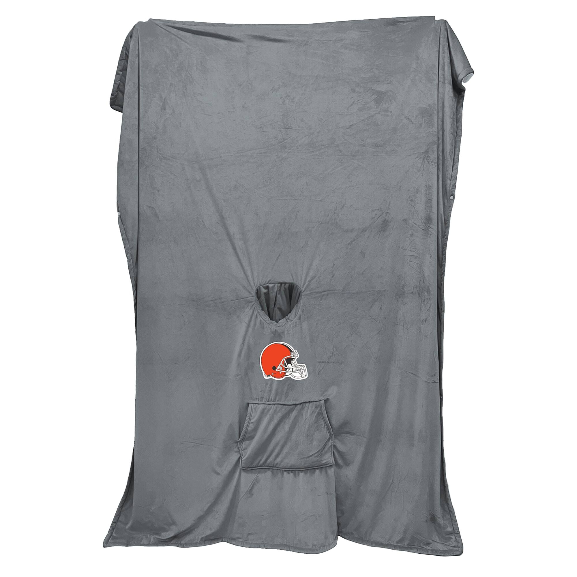 Alt View 2. Pegasus - Cleveland Browns 60- x 80- Team Color Hoodie Bloncho - Multicolor.