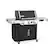 Left. Weber - Genesis EX-335 Propane Gas Grill - Black.