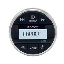 Enrock Marine - Enrock EM856 Weather-Resistant Gauge Style Digital Media Receiver w/Wireless Audio Steaming