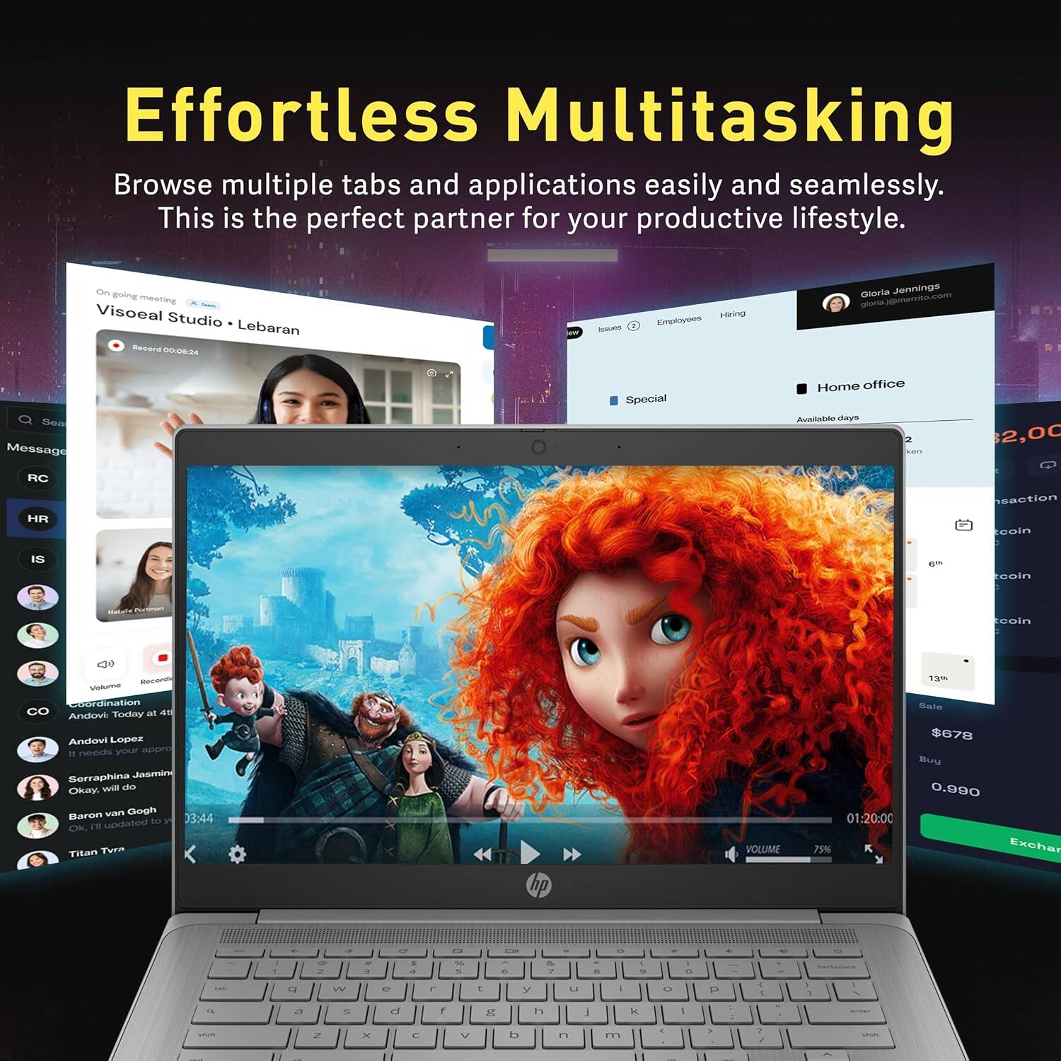 Effortless Multitasking
Browse multiple tabs and applications easily and seamlessly. This is the perfect partner for your productive lifestyle.

On going meeting
Visoeal Studio - Lebaran
Recsa Do 09.24
HR
Gioria Jennings
Semeo.com
Message
Special
Home office
Available days
ken 2,0C
RC
saction
eoln
IS
am
Coordination
Andovi
Today
an a
Anshont Lopez
needs your appro
Serraphina Jasmin
Okay, will do
werT Gogh
Baron
03:44
updated to F
OK
Titan Tvra
VOLUME
01:20:0C
75%
K
1a Bais
$078
Bu
0.990
Exchar
C
- - - - - - - - - - - - - - - - - - - - - - - - - - - - - - - - - - - - - - - - - - - - - - - - - - - - - - - - - - - - - - - - - - - - - - - - - - - - - - - - - - - - - - - - - - - - - - - - - - - - - - - - - - - - - - - - - - - - - - - - - - - - - - - - - - - - - - - - - - - - - - - - - - - - - - - - - - - - - - - - - - - - - - - - - - - - - - - - - - - - - - - - - - - - - - - - - - - - - - - - - - - - - - - - - - - - - - - - - - - - - - - - - - - - - - - - - - - - - - - - - - - - - - - - - - - - - - - - - - - - - - - - - - - - - - - - - - - - - - - - - - - - - - - - - - - - - - - - - - - - - - - - - - - - - - - - - - - - - -