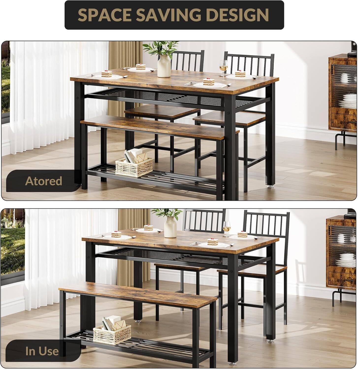 SPACE SAVING DESIGN

Atored

In Use