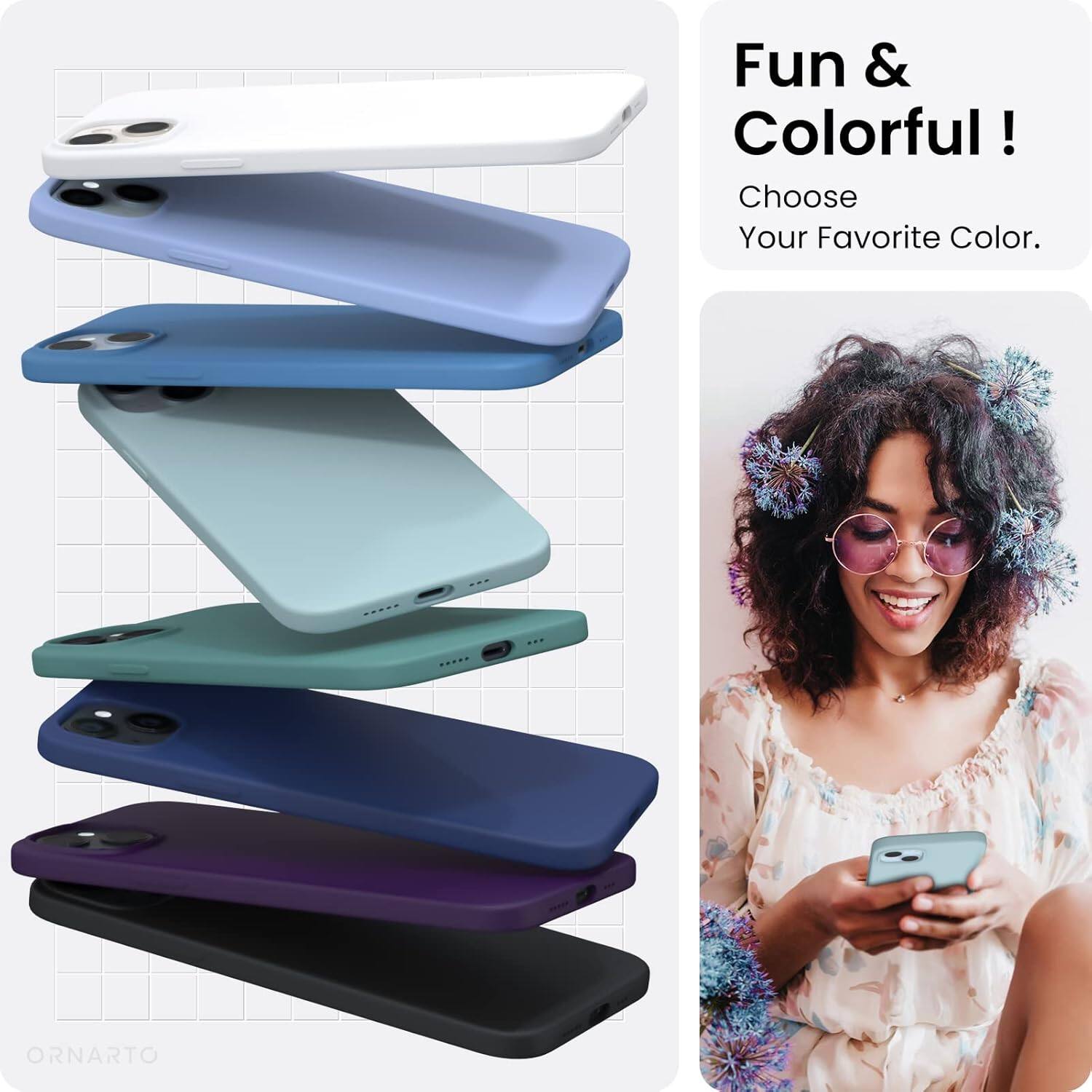 Fun & Colorful! Choose Your Favorite Color. ORNARTO