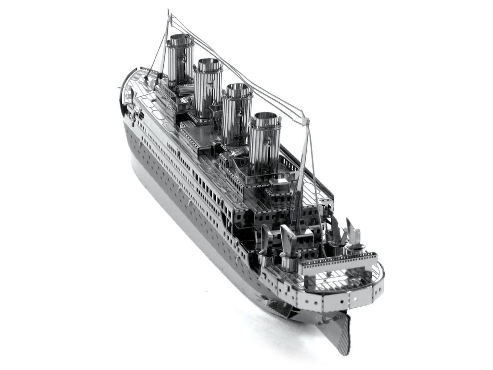 Alt View 3. Metal Earth - Model Kit Titanic Ship (Moderate Difficulty) Steel Model Kit by Metal Earth.