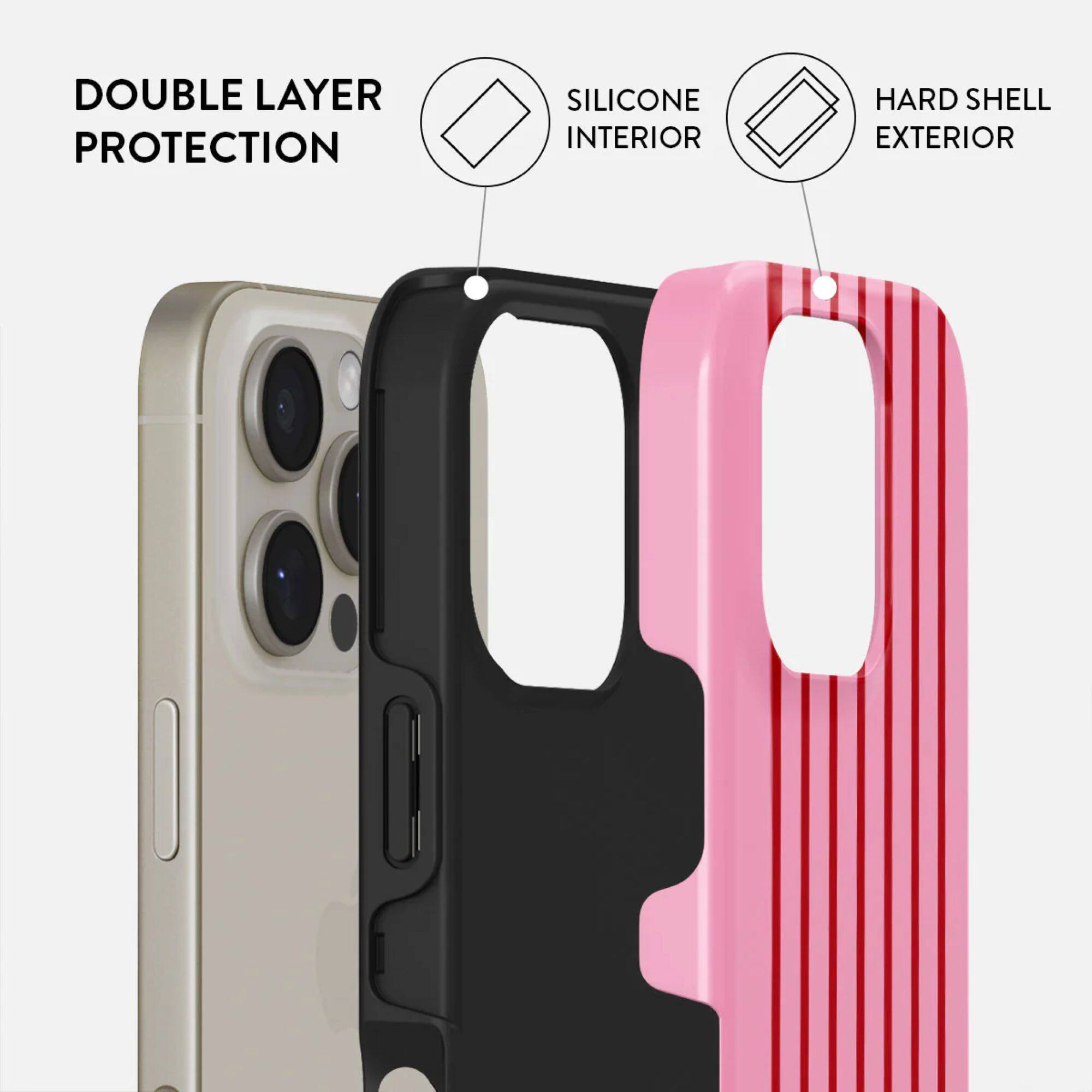 DOUBLE LAYER PROTECTION  
SILICONE INTERIOR  
HARD SHELL EXTERIOR