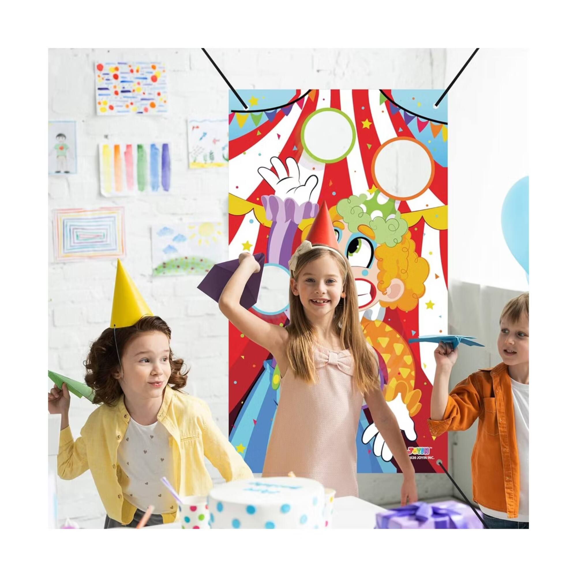 Back. Joyfy - 31 Pcs Carnival Game Set - Including Ring Toss Games, Bean Bags, and Cones Kids Indoor Outdoor Play Family Holiday Party.